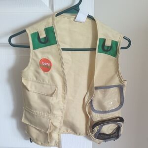 4T Beige Play Safarie Vest